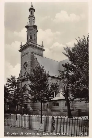 Katwijk aan Zee Nieuwe Kerk 1941 HC25335 Szybka dostawa