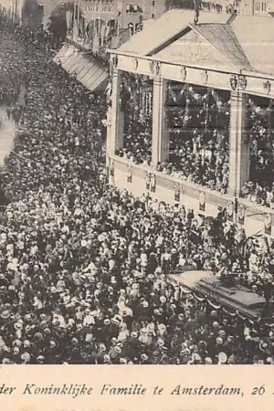 Amsterdam Intocht der Koninklijke Familie 26 Mei 1910 Koningshuis HC25318 Oferta