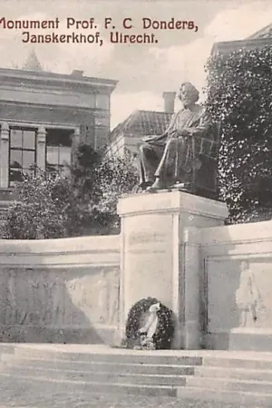 Utrecht Janskerkhof Monument Prof. P.C. Donders HC25304 Popularny