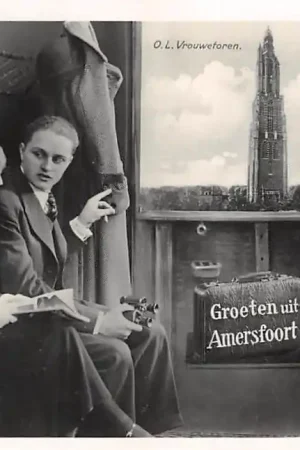 Szybka dostawa Amersfoort Groeten uit 1933 vanuit de trein O.L. Vrouwetoren HC25205