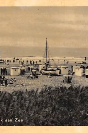 Premium Noordwijk aan Zee Strand gezicht 1951 HC25171