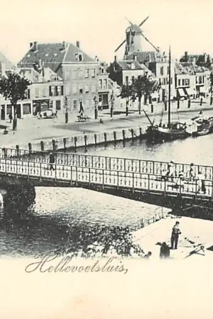 Oryginalny Hellevoetsluis Haven Molen HC25079