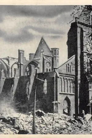 Rotterdam Bosjeskerk na bombardement Mei 1940 WO2 HC24835 Oferta