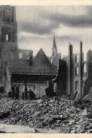 Wyprzedaż Rotterdam Kaasmarkt na bombardement Mei 1940 WO2 HC24833