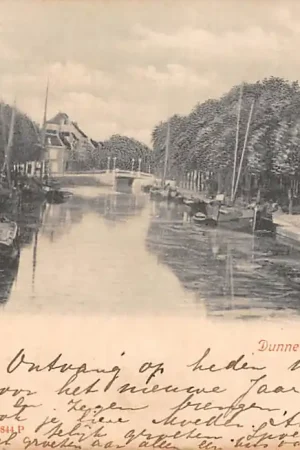 's-Gravenhage Dunne Bierkade 1902 Binnenvaart schepen Scheepvaart HC24798 Tylko dziś