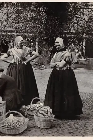 Premium Middelburg Botermarkt Markt Klederdracht HC24762