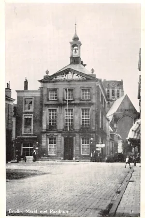 Najlepsza cena Brielle Markt met Raadhuis 1955 HC24752