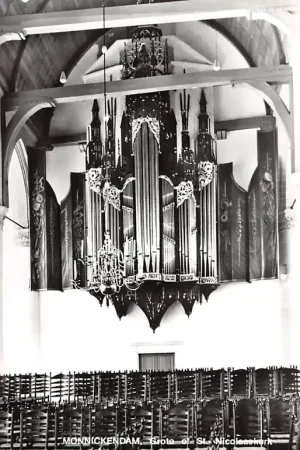 Monnickendam Grote of- St. Nicolaaskerk Orgel Interieur kerk Dispostie HC24746 Ostatnia szansa