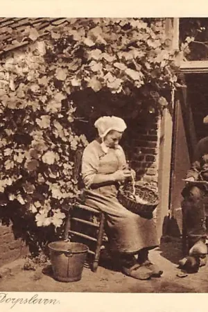 Niska cena Noord-Brabantsch Dorpsleven Boer en boerin voor de boerderij Klederdracht Brabant HC24742