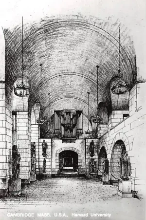 USA Cambrigde Mass. Harvard University Flentrop Orgel Dispositie 1958 Noord-Amerika HC24691 Wysoka jakość