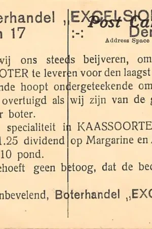 Najlepsza cena 's-Gravenhage Reclame Boterhandel Excelsior Beeklaan 17 Den Haag HC24488