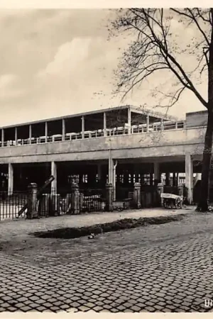 Leeuwarden Leeuwarder Veemarkt Uitbreiding door verdieping 1929 Fotokaart Markt HC24436 Wyprzedaż