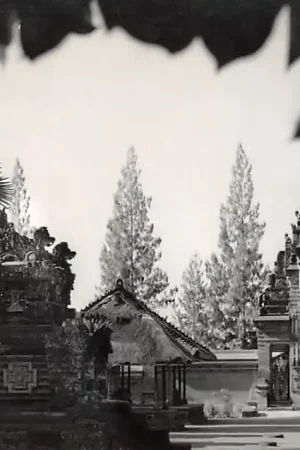 Ekspresowa dostawa Nederlands-Indië Fotokaart Poera Taman Ajoen (Pura Taman Ayun) tempel te Mengwi op Bali Indonesië Indonesia Azië HC24197