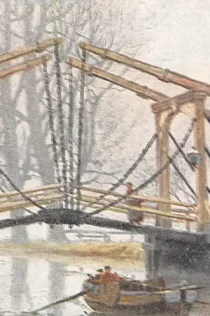 Wyprzedaż Fantasie Vintage Illustrator Gerstenhauer Reclame Heeren- en Kinderkleeding A.J.L. v.d. Veer Lange Tiendeweg 3, Gouda HC23974