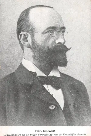 Wormerveer Prof. Kouwer Geneeskundige bij de Blijde Verwachting van de Koninklijke Familie Geboorte Juliana 1909 Koningshuis HC24101 Ostatnia szansa