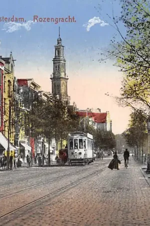 Amsterdam Rozengracht Tram 1929 HC24058 Niska cena