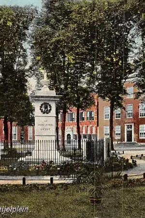 Groningen Guijotplein 1907 Monument HC23932 Wysoka jakość