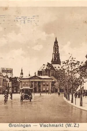 Groningen Vischmarkt W.Z. Auto 1928 HC23888 Ostatnia szansa