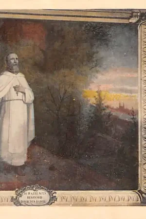 Najlepsza cena Houthem Kerk Sint Gerlach Interieur De H. Gerlacus bekoord door den duivel Limburg HC23839