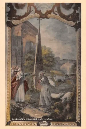 Wyprzedaż Houthem Kerk Sint Gerlach Aankomst v.d. H. Gerlacus te Jerusalem Limburg HC23832