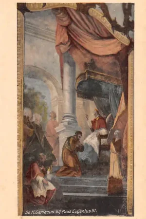 Rabat Houthem Kerk Sint Gerlach Interieur De H. Gerlacus bij Paus Eugenius III Limburg HC23831