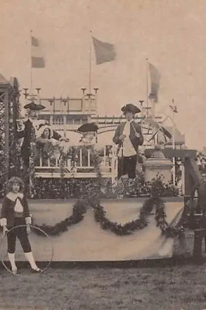 Ekspresowa dostawa 's-Gravenhage Nationaal-Historischen Optocht 5 September 1913 Praalwagen met paard HC23715