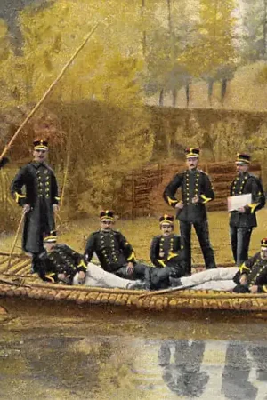 Popularny Militair Genie Op het tonnenvlot Tulp HC23594