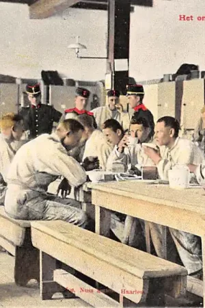 Militair Kazerne leven Het ontbijt Tulp HC23593 Wysoka jakość