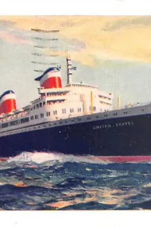 USA New S.S. United States 1955 Scheepvaart Schepen Noord-Amerika HC23651 Ostatnia szansa