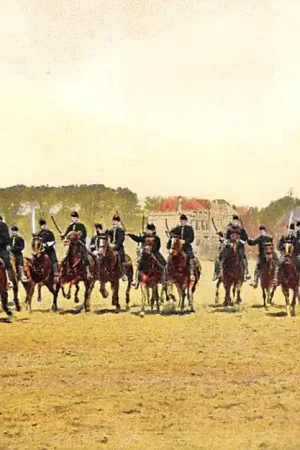 Militair Charge Cavalerie Soldaten te paard Tulp HC23579 Kup teraz