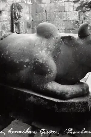 Darmowa dostawa Indonesia Nandi-Lembu kenaikan Giwa Prambanan Fotokaart Azië Indonesië Nederlands-Indië HC23467