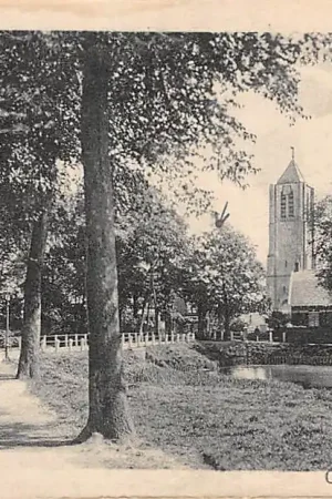 Niska cena Tholen Oudelandsche Poort met kerk HC23262