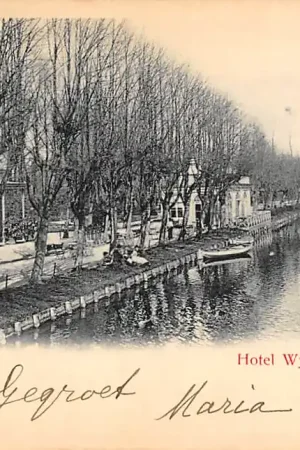 Autentyczny Voorburg Hotel Wykerbrug 1900 's-Gravenhage HC23141