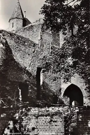 Promocja Santpoort Ruïne van Brederode Bloemendaal Haarlem 1958 HC22979