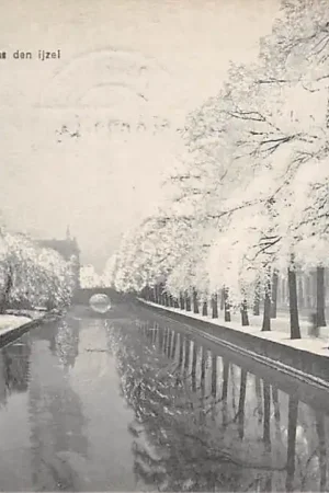 Darmowa dostawa 's-Gravenhage Mauritskade tijdens den ijzel Winter 1908 HC22893