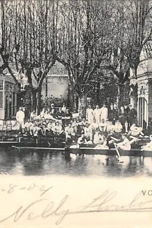 Voorburg Hotel Pension Wykerbrug Roeiwedstrijd en volk 1901 's-Gravenhage HC22835 Zamów teraz