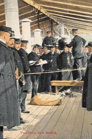 Nowość Marine Marine Leven Vendutie aan boord Militair Tulp HC22761