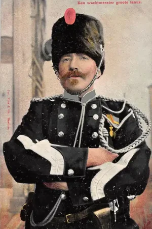 Tylko dziś Militair Marechaussees Een wachtmeester groote tenue HC22680