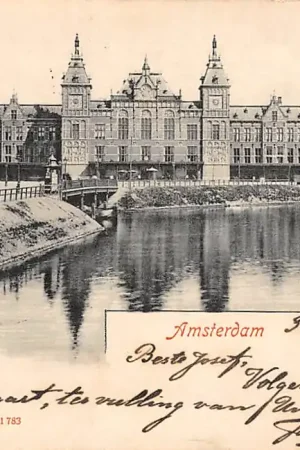 Szybka dostawa Amsterdam Centraal Station 1901 Spoorwegen HC22630