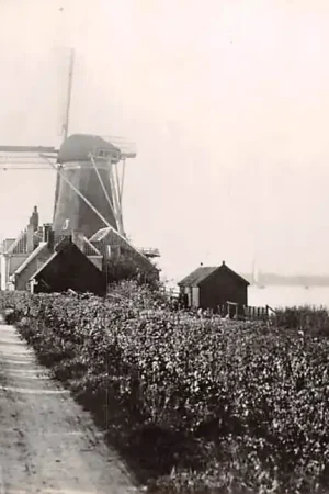 Zo was Dordrecht 's-Gravendeelse dijk omstreeks 1905 Molen De Karnton HC22325 Tylko dziś