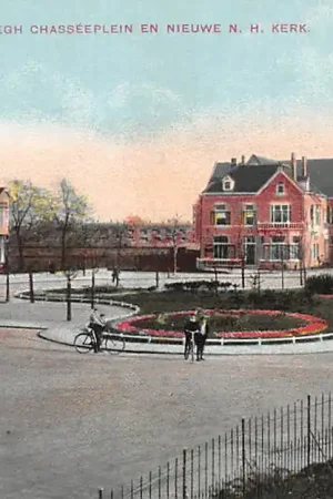 Premium Vlaardingen Verploegh Chasseplein en nieuwe N.H. Kerk 1915 HC22190