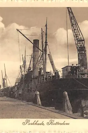 Oferta limitowana Rotterdam Parkkade met zeeschip Scheepvaart Schepen HC22130