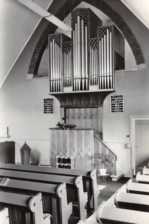 Opperdoes Chr. Gereformeerde Kerk Orgel 1970 HC21934 Autentyczny