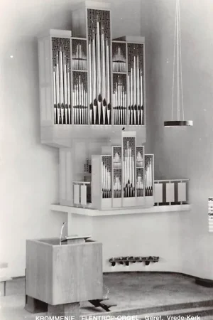 Rabat Krommenie Gereformeerde Vrede - Kerk Orgel Dispositie 1973 HC21924