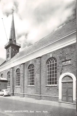 Premium Nieuw Lekkerland Ned. Hervormde Kerk VW 1966 Alblasserwaard HC21906