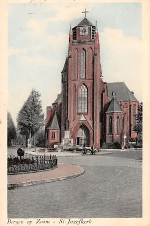 Bergen op Zoom St. Jozef kerk 1953 HC21876 Nowość