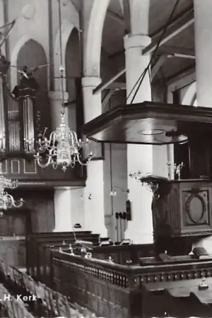 Kup teraz Nieuwpoort (ZH) Interieur N.H. Kerk met orgel 1969 HC21838