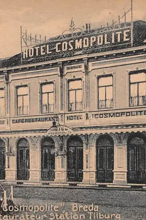 Breda Reclame Hotel Restaurant Cosmopolite D. v. Woerkom v\\/h Restaurateur Station Tilburg HC21514 Wysoka jakość