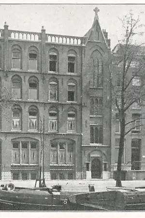 Wysoka jakość Amsterdam Keizersgracht met Binnenvaart schip Scheepvaart 1927 HC20909