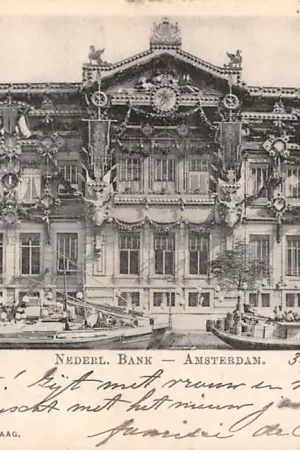 Oferta Amsterdam Nederl. Bank 1898 Binnenvaart schepen Scheepvaart HC20906